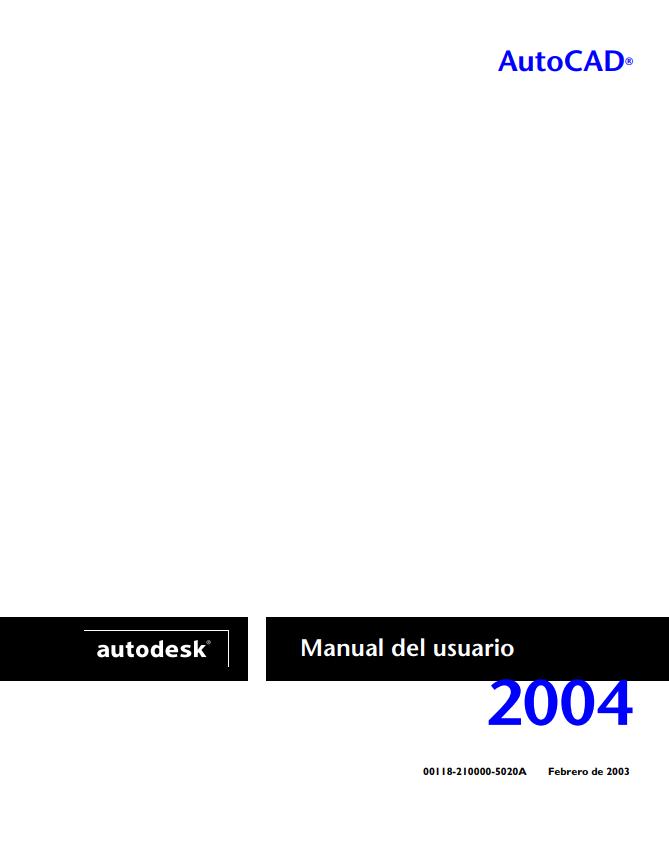 Imágen de pdf AutoCAD 2004 - Manual de usuario